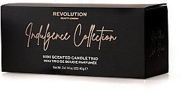 Makeup Revolution Three Scented Candles Indulgence Collection - Set (candle/3x40g)  — photo N2