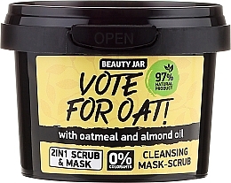 Cleansing Mask-Scrub - Beauty Jar Vote For Oat! Cleansing Mask-Scrub — photo N1