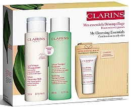 Set - Clarins My Cleansing Essentials (f/lmilk/200ml + f/lot/200ml + f/cr/15ml + makeup/bag) — photo N4