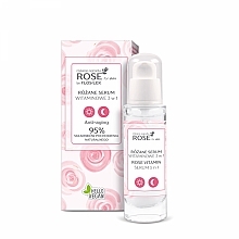 Face Serum - Floslek Rose For Skin Rose Gardens Rose Vitamin Serum 3 in 1 — photo N1