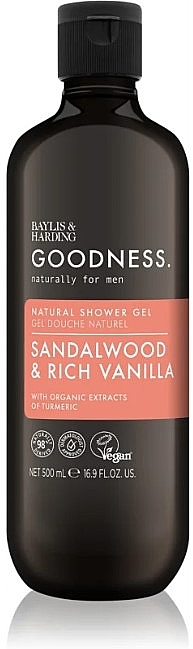 Shower Gel - Baylis & Harding Goodness Sandalwood & Rich Vanilla — photo N1