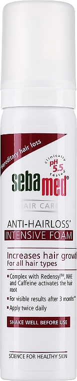 Anti Hair Loss Foam - Sebamed Anti-Hairloss Intensive Foam — photo N2