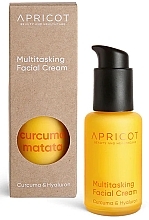 Fragrances, Perfumes, Cosmetics Multifunctional Face Cream "Turmeric & Hyaluron" - Apricot Multitasking Facial Cream Curcuma Matata