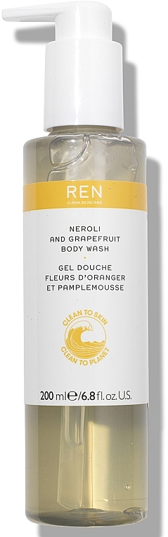 Neroli & Grapefruit Shower Gel - Ren Neroli And Grapefruit Body Wash — photo N2