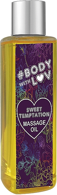 Massage Oil "Sweet Temptation" - New Anna Cosmetics Body With Luv Massage Oil Sweet Temptation — photo N1