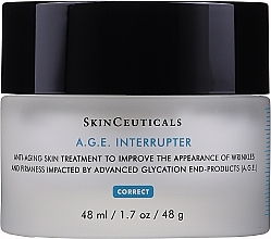 Fragrances, Perfumes, Cosmetics Anti-Wrinkle Cream - SkinCeuticals A.G.E. Interrupter Wrinkle Cream