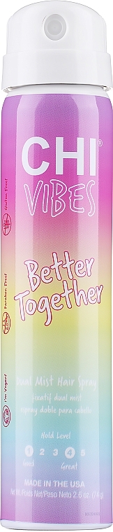 Dual Hair Spray - CHI Vibes Better Together Dual Mist Hair Spray — photo N1