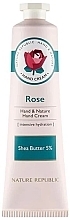 Fragrances, Perfumes, Cosmetics Moisturizing Hand Cream - Nature Republic Hand & Nature Hand Cream Rose