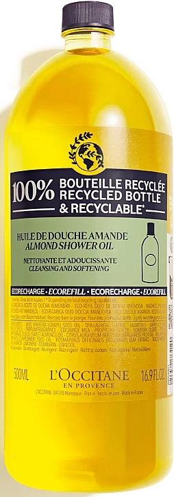 Moisturizing Almond Shower Oil (doypack) - L'Occitane Almond Shower Oil — photo N1