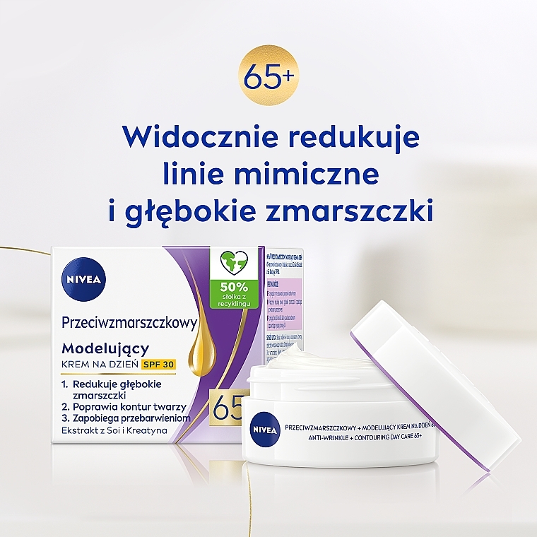 Anti-Wrinkle & Modeling Day Cream - NIVEA Anti-Wrinkle Day Cream 65+ — photo N4