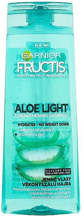 Hair Shampoo - Garnier Fructis Aloe Light Strengthening Shampoo — photo N1