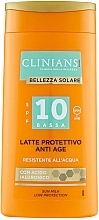 Fragrances, Perfumes, Cosmetics Sun Milk SPF10 - Clinians Protective Anti-Ageing Sun Milk