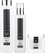 Set - Le Prius Alpilles Olive Gift Box (bath/foam/500ml + b/milk/200ml + candle/230g) — photo N2