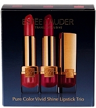 Fragrances, Perfumes, Cosmetics Travel Lipstick Set - Estee Lauder Travel Exclusive Pure Color Vivid Shine Lipstick Trio (Lipstick/3x3.8g)