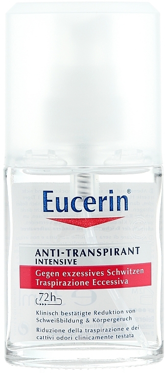 Antiperspirant Spray 72 Hours of Protection against Excessive Perspiration - Eucerin 72h Anti-Transpirant Intensive Pump Spray — photo N1