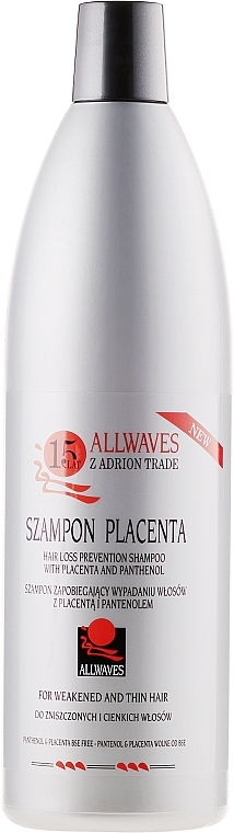 Anti Hair Loss Shampoo - Allwaves Placenta Hair Loss Prevention Shampoo  — photo N2