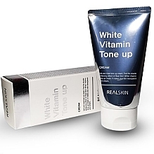 Fragrances, Perfumes, Cosmetics Face and Body Cream - Real Skin White Vitamin Tone-Up Cream