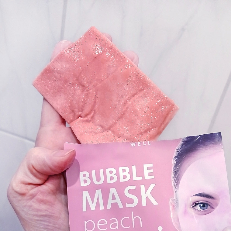 Face Mask - Stay Well Deep Cleansing Bubble Peach — photo N3
