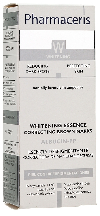 Whitening Anti-Pigmentation Essence - Pharmaceris W Essence Correcting Brown Marks Albucin-PP — photo N2