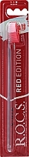 Fragrances, Perfumes, Cosmetics Toothbrush "Red Edition", medium - R.O.C.S.