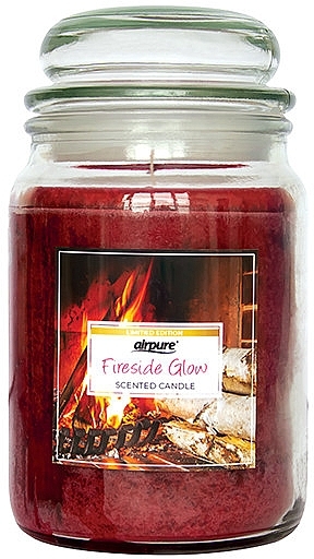 Fireside Glow Scented Candle - Airpure Jar Scented Candle Fireside Glow — photo N4
