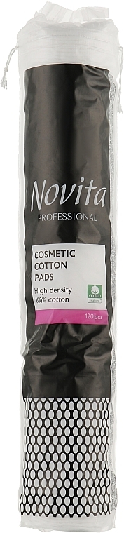 Cotton Pads, 120 pcs - Novita Cosmetic Cotton Pads — photo N1