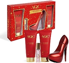 Fragrances, Perfumes, Cosmetics AQC Fragances Lady Secret Red - Set (edt/100ml+edt/15ml+sh/gel/120ml/b/cr/120ml)