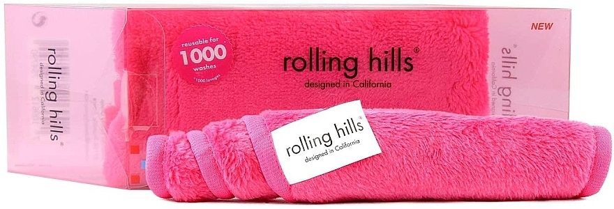 Makeup Remover Towel, pink - Rolling Hills Makeup Remover Pink — photo N3