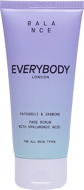 Patchouli & Jasmine Face Scrub - EveryBody Balance Face Scrub Patchouli & Jasmin — photo N1