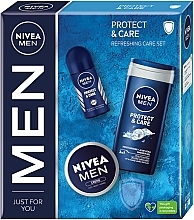 Set - NIVEA Men Protect & Care (sh/gel/250ml + water/50ml + f/b/cr/75ml) — photo N2