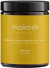 Fragrances, Perfumes, Cosmetics Passion Fruit Bronzing Body & Face Balm - Mokosh Cosmetics Gentle Bronzing Body&Face Balm