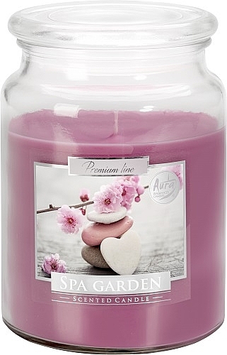 Premium Scented Candle in Jar 'SPA-Garden' - Bispol Premium Line Scented Candle Spa Garden — photo N2