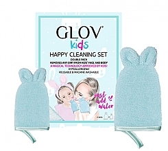 Fragrances, Perfumes, Cosmetics Set - Glov Kids Happy Cleaning Set Blue (big/glove/1pcs + small/glove/1pcs)