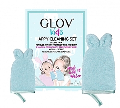 Set - Glov Kids Happy Cleaning Set Blue (big/glove/1pcs + small/glove/1pcs) — photo N1