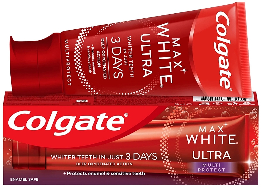 Toothpaste - Colgate Max White Ultra Multi Protect — photo N1