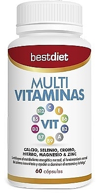 Multivitamin Tablets, 60 pcs. - Best Diet Multivitamin — photo N1