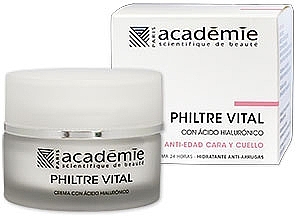 Face Cream with Hyaluronic Acid - Academie Philtre Vital Face Cream With Hyaluronic Acid — photo N1