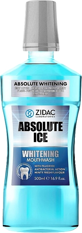 Whitening Mouthwash - Zidac Absolute Ice Whitening Mouthwash — photo N1