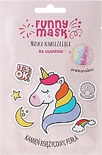 Fragrances, Perfumes, Cosmetics Moisturizing Sheet Mask "Unicorn" - Marion Funny Mask