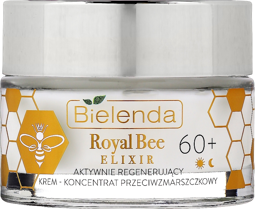 Active Regenerating Anti-Wrinkle Cream - Bielenda Royal Bee Elixir Face Care — photo N2