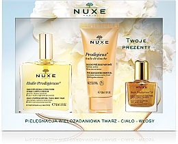 Fragrances, Perfumes, Cosmetics Nuxe Prodigieux Le Parfum - Set (sh/gel/30ml + b/oil/50ml + b/oil/10ml)