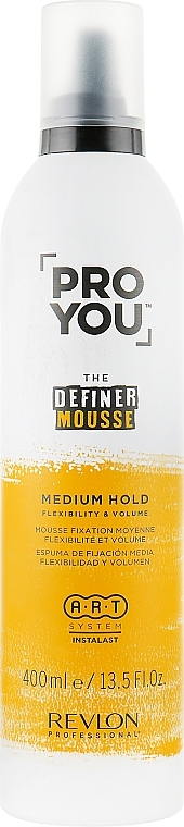 Medium Hold Hair Mousse - Revlon Professional Pro You The Definer Mousse Medium Hold — photo N1