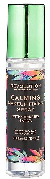 Makeup Revolution - Calming Setting Spray with Cannabis Sativa — photo N1