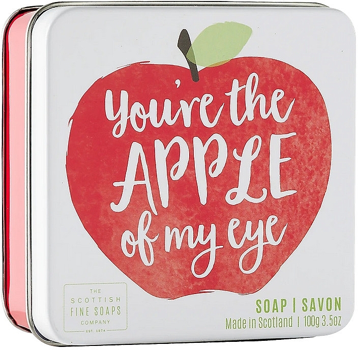 Apple Body Soap - Scottish Fine Soap In A Tin Fruits Apple Soap — photo N1