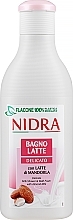 Bath Foam Milk with Almond Milk - Nidra Delicate Milk Bath Foam With Almond Milk — photo N1