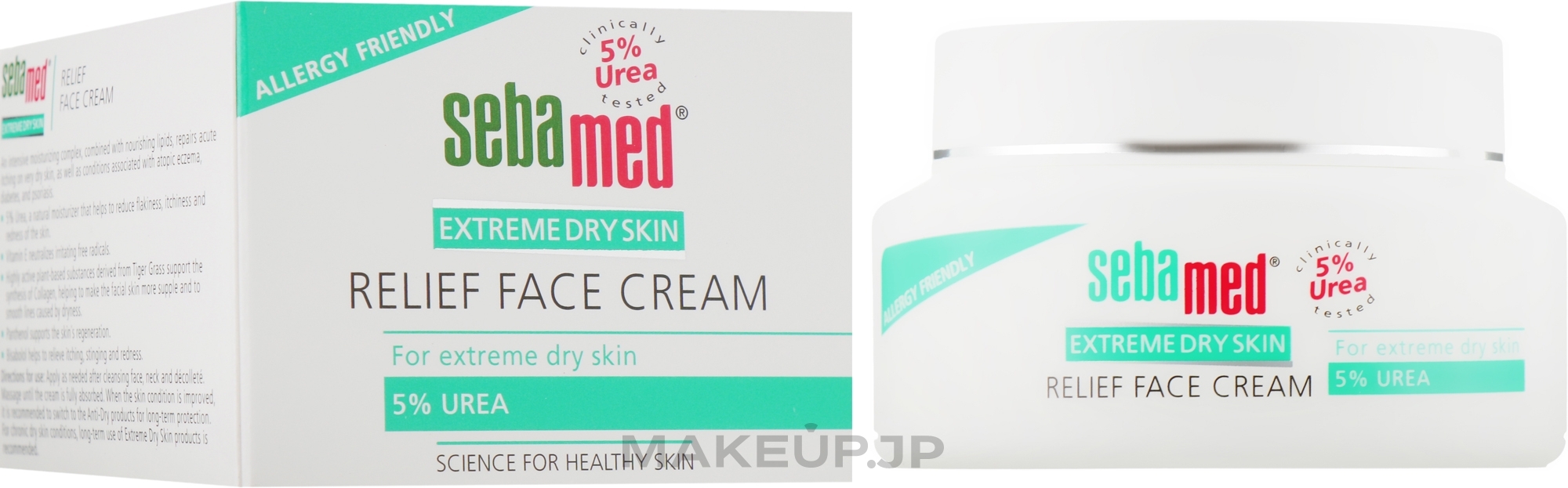Face Cream for Very Dry Skin - Sebamed Extreme Dry Skin Relief Face Cream 5% Urea — photo 50 ml