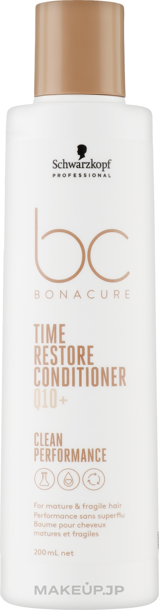 Hair Conditioner - Schwarzkopf Professional Bonacure Time Restore Conditioner Q10+ — photo 200 ml