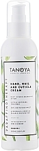 Fragrances, Perfumes, Cosmetics Hand, Nail & Cuticle Cream "Green Tea" - Tanoya Paraffin Therapy