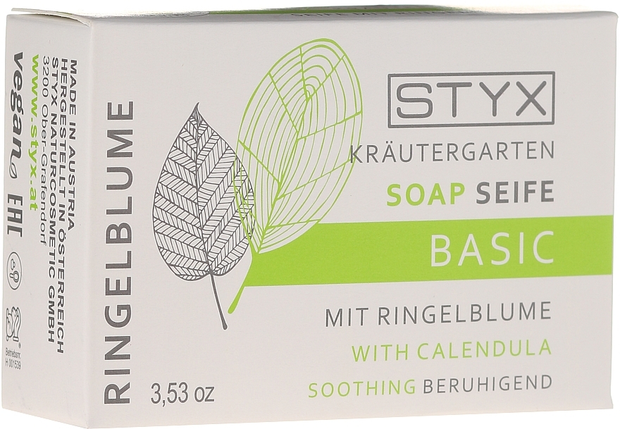 Soap "Calendula" - Styx Naturcosmetic Basic Soap With Calendula — photo N2