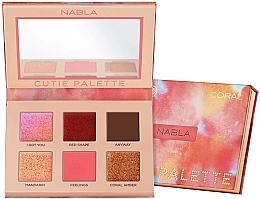 Fragrances, Perfumes, Cosmetics Eyeshadow Palette - Nabla Cutie Collection Palette Coral